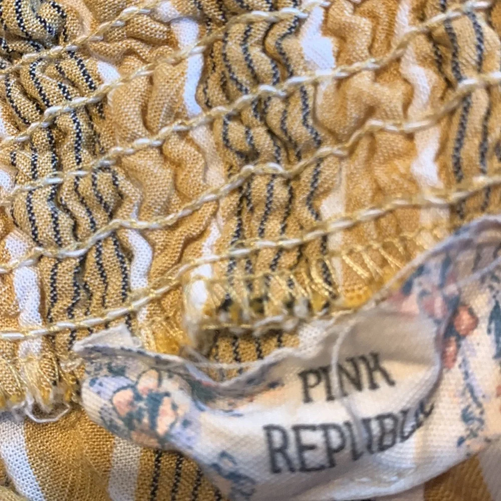 Pink Republic‎ Girls Tank Top Yellow Striped Size XS